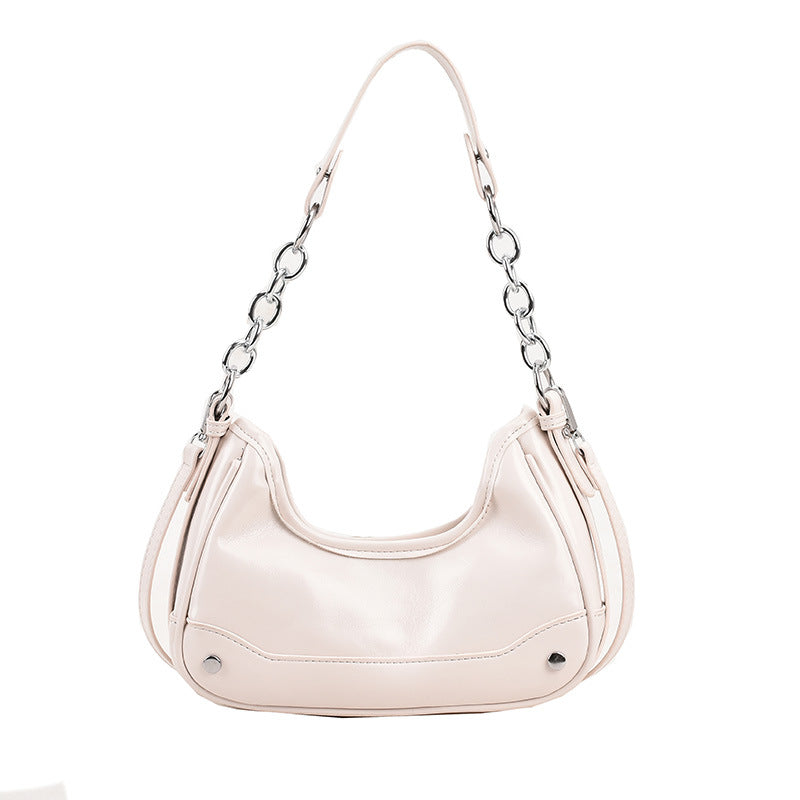 High-grade Fashionable Shoulder Simple Western Style Super Popular Underarm Bag